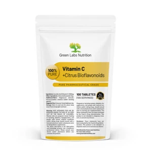 Ascorbic Acid Vitamin C 1000mg Tab – Immune Support, Antioxidant & Bioflavonoids - Picture 1 of 13