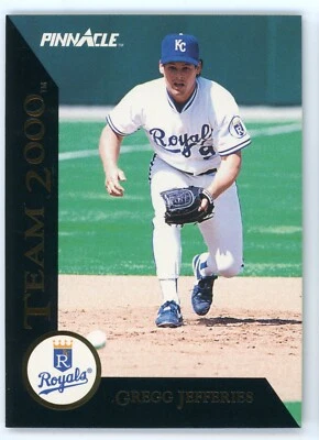 1992 Pinnacle Team 2000 Gregg Jefferies Card #45 - Image 1 of 2
