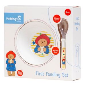 ~❤️~PADDINGTON BEAR My First Dinner feeding Set For Kids/Baby BPA Free~❤️~