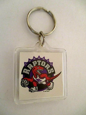 MID 1990's  TORONTO RAPTORS KEYCHAIN   NEW   EXCELLENT Cover