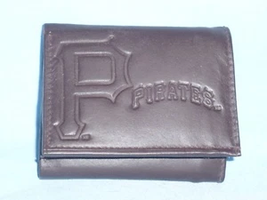 PITTSBURGH PIRATES    Leather TriFold Wallet    NEW   dark  z    - Picture 1 of 5