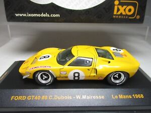 IXO 1/43 Ford GT40 #8 Le Mans 1968 "Dubois/Mairesse" LMC053