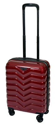 Handgepäck Hartschalenkoffer Trolley V Rot Rollenkoffer 55 cm Cavalet BOWATEX - Bild 1 von 4