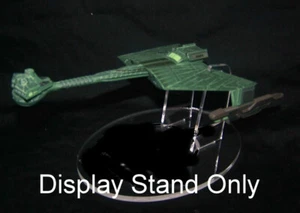Soporte de exhibición de acrílico SOLO para Star Trek Eaglemoss XL Klingon D-7 Battle Cruiser - Imagen 1 de 2