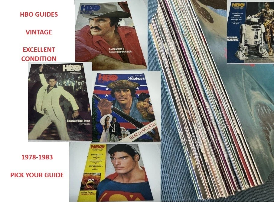HBO Guides Vintage Excellent Condition 1978-1983 - Image 1 of 1