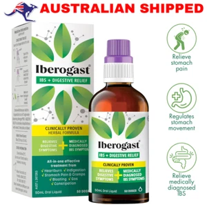 Iberogast IBS + Digestive Relief Herbal Effective Formula Oral Liquid 50ml - Picture 1 of 8