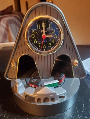 Vintage Delweaco animated train alarm clock Cover
