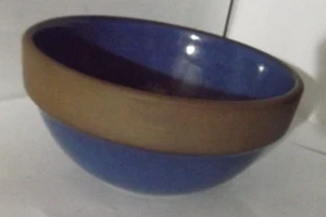 RARE Vtg Heath Ceramics Cobalt Blue Moonstone3x5-in Bowl - Picture 1 of 12