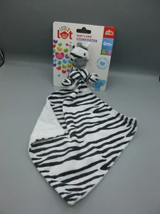 Addo Little Lot Baby First Comforter Zebra Soother New White Black - Picture 1 of 4
