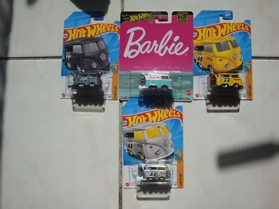 (4ct) Hot Wheels ** KOOL KOMBI'S ** Mix Lot - Pop Culture & Surf's Up Series !!! - Image 1 of 4
