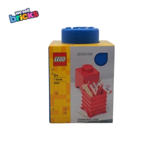 LEGO® Ladrillo de almacenamiento azul con tapa extraíble - Imagen 1 de 8