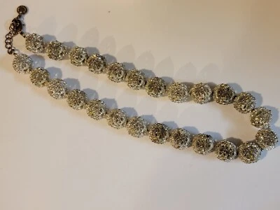 Collar de moda vintage con cuentas en tono acero de Charter Club Foto 1 de 4
