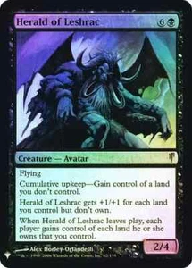 1x FOIL HERALD OF LESHRAC - Coldsnap - MTG - Magic the Gathering - Picture 1 of 1