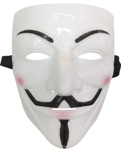 Mysterious Moustache Man Half Mask - Picture 1 of 1