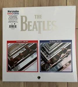 The Beatles 1962-1966 & 1967-1970 6 LP Box Set Color Vinyl Red & Blue - Picture 1 of 2