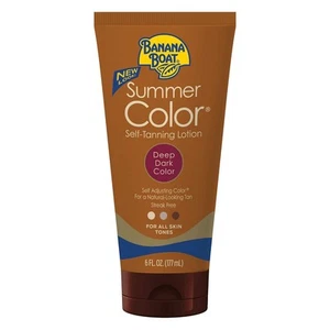 Banana Boat, Summer Color Self-Tanning Lotion, Deep Dark for All Skin... - Picture 1 of 3