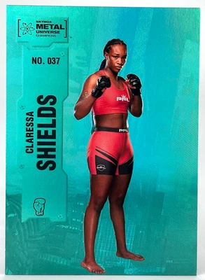 CLARESSA SHIELDS 2022 Metal Universe Champions Aqua - Image 1 of 3