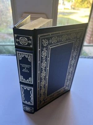 Wuthering Heights Emily Brontë Gilt Franklin Library Alan Reingold 1979 HC Foto 1 de 4