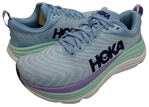 Hoka One One Gaviota 5 Womens 7.5 B Road Running Shoes Blue Purple - Picture 1 of 9