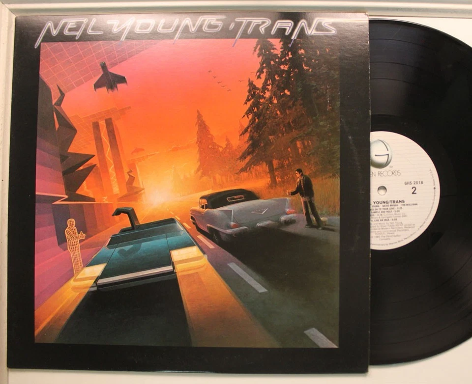 Neil Young LP Trans On Geffen - Vg++/ Vg++ - Изображение 1 из 1