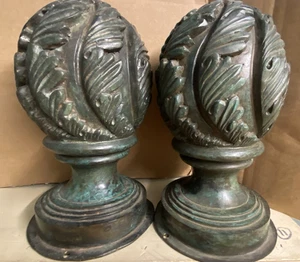 2 Postes Históricos Decorativos - Acabados - Metal Patinado - Imagen 1 de 5