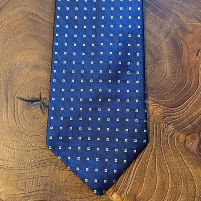 Corbata Brooks Brothers Makers 100 % seda pura jacquard estampado geométrico Foto 1 de 4