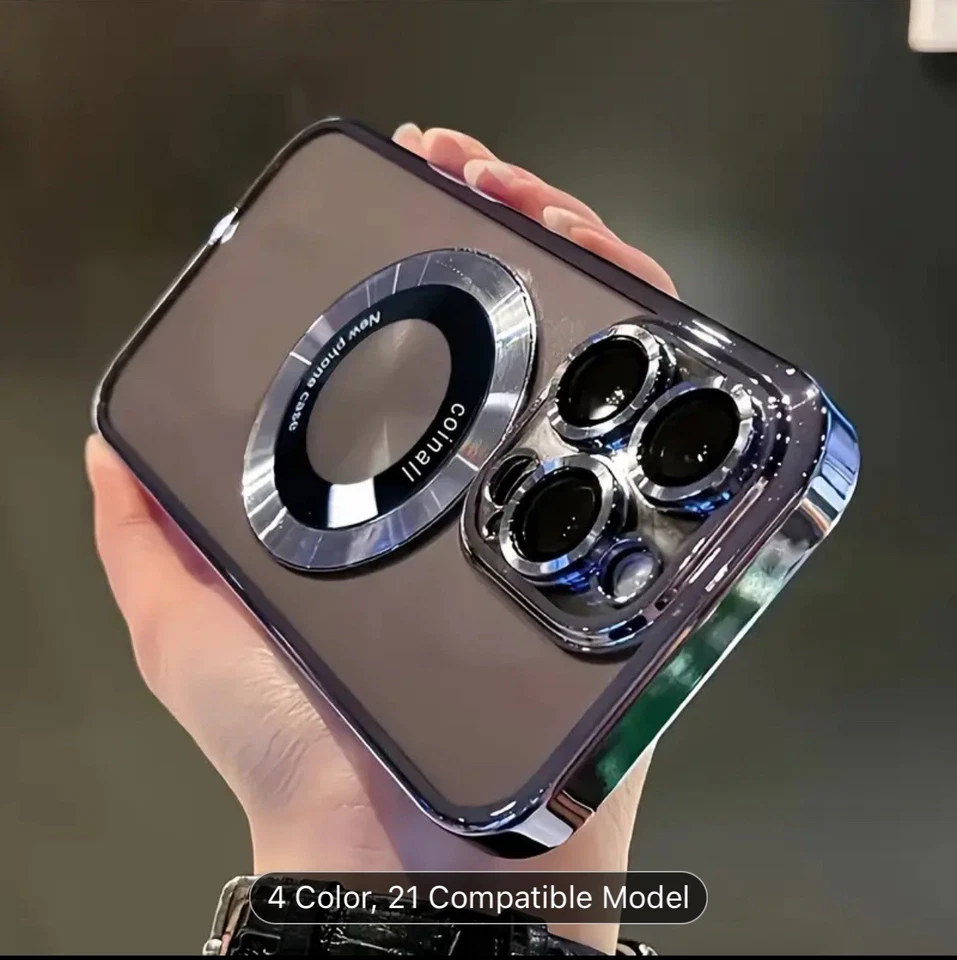 Magnetic Wireless Charging Phone Case for iPhone 16/15/14/13/12/11  - Image 1 of 4