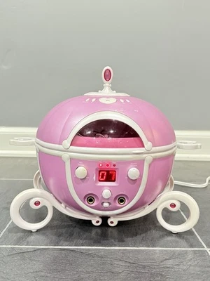 Disney Sing Along Cinderella CD Boom Box Pink No Microphone Tested - Image 1 of 4