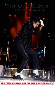 FOTO 8x10 MICHAEL JACKSON THE BILLIE JEAN SHOW 1xRARA - Imagen 1 de 1