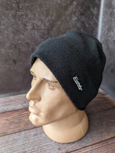 Eisbar Fleece Beanie Black Hat - Picture 1 of 9