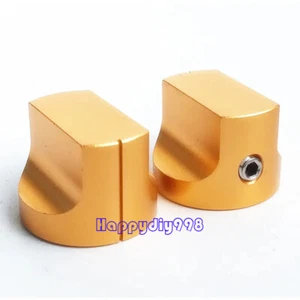 20x15mm Gold Color Aluminum volume potentiometer Knob 6.0mm Hole for Guitar Amp - Picture 1 of 2