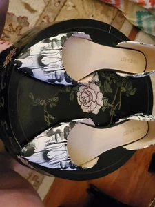 Nine West schwarz-weiße Raumschiff spitz zulaufende Ballerinas "GERADE MARKIERT" - Bild 1 von 12