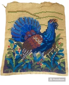 Arazzo tradizionale svedese vintage da appendere a parete 60x48cm-217 - Foto 1 di 8