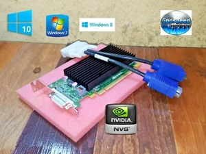 HP Compaq Pro 6300 6250 6200 6000 SFF Dual Extended Display VGA Video Card - Picture 1 of 1