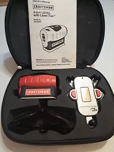 Livella laser Craftsman 4 in 1 con custodia laser Trac con cerniera modello 320.48251 - Foto 1 di 3