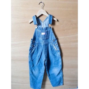 OshKosh B'gosh vtg Classic Denim Overalls Kids Casual Play Wear - Picture 1 of 6