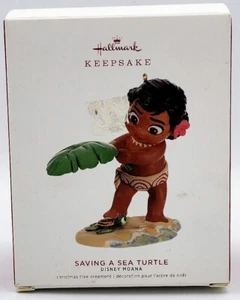 2019 Saving a Sea Turtle Hallmark Andenken Disney Baby Moana Neu im Karton - Bild 1 von 3