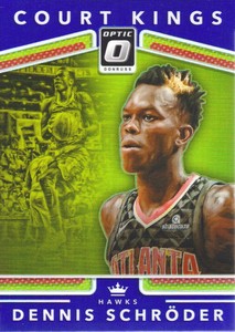 2017-18 Donruss Optic Basketball Court Kings Purple #9 Dennis Schroder