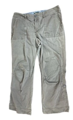 Pantalones chinos Eddie Bauer para mujer 16 caquis verdes al aire libre senderismo pantalones pantalones Foto 1 de 4