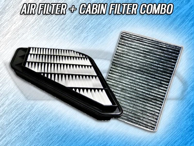 COMBO FILTRO DE AIRE CABINA FILTRO PARA 2008 2009 2010 2011 2012 2013 BUICK ENCLAVE Foto 1 de 2