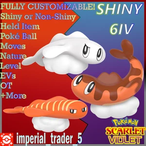 Pokémon Scarlet and Violet ✨SHINY✨ Tatsugiri Bundle W/ Best 6IV + Customizable - Picture 1 of 1