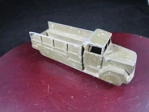  Vintage Midget Toy Metal American US Army Truck- Rockford IL ~4.5” L - Picture 1 of 10