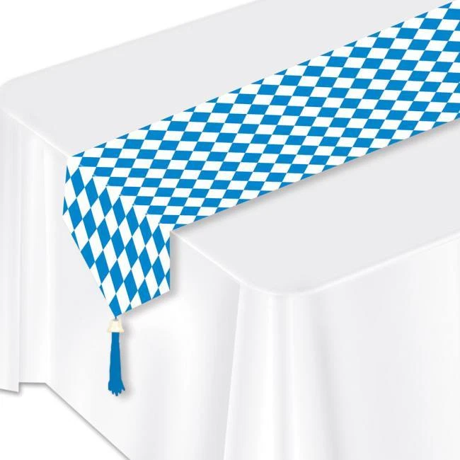 Oktoberfest Laminated Paper Table Runner 11" x 6' Oktoberfest Party Supplies - Image 1 of 1