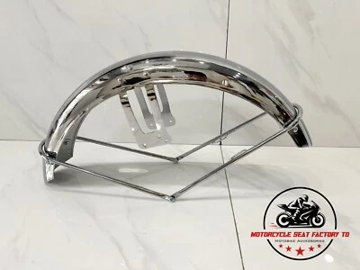 Guardabarros delantero Honda CB450 1968-1969 reproducción guardabarros CB 450 police cromado. Foto 1 de 4
