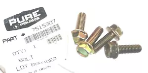 POLARIS PURE OEM NOS ATV SNOWMOBILE PWC BOLT PACK OF FOUR 4 7515307 - Bild 1 von 2