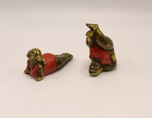 Erotic Curvy Girls-figures. Vintage piece, Rare Find. 2 pieces. - Picture 1 of 4