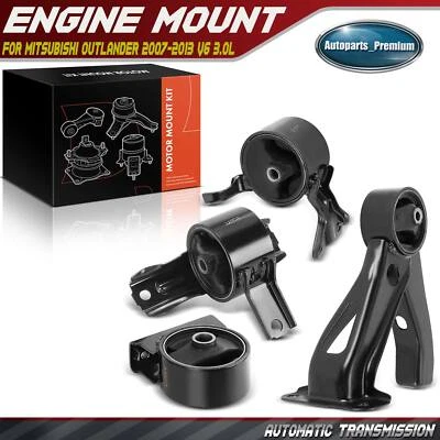4x Montaje de motor y transmisión para Mitsubishi Outlander 2007-2013 V6 3,0 L Foto 1 de 4