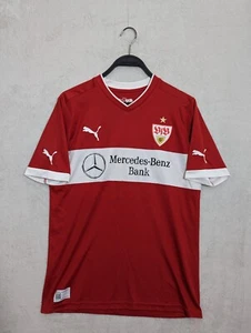 VfB Stuttgart Jersey Puma Away Mercedes Benz 2013-14 Sz.S 176 YXXL Red Shirt Kit - Picture 1 of 10