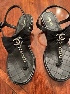 Chanel Thong Sandals Size 7