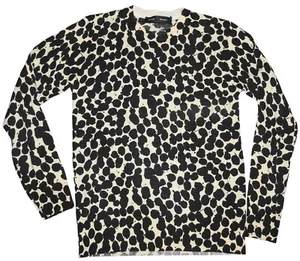 Proenza Schouler Merion Wool Crew Neck Pullover Animal Print Sweater Medium - Picture 1 of 5